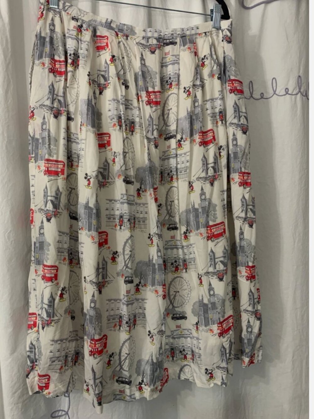 Disney Cath Kidston Mickey Mouse London Icons Skirt Size 16